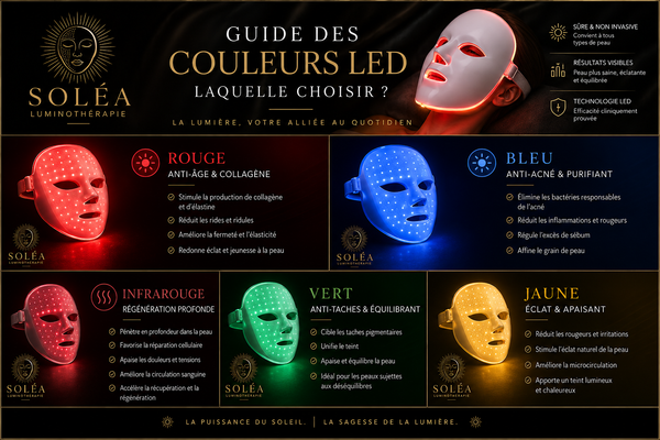 Guide des Couleurs LED : Rouge, Bleu, Infrarouge, Vert, Jaune — Laquelle Choisir ?