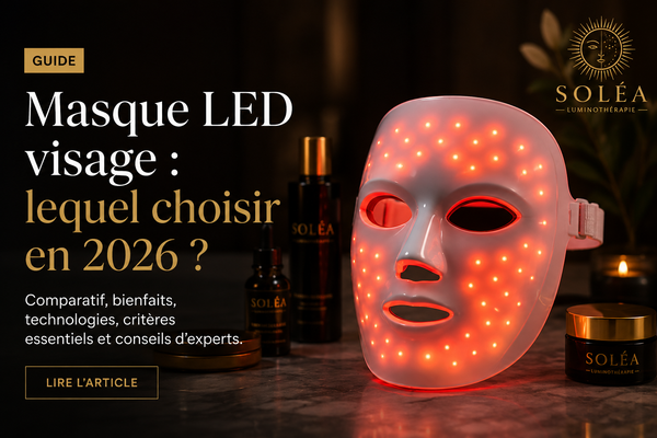 Masque LED visage : lequel choisir en 2026 ? (Guide complet)