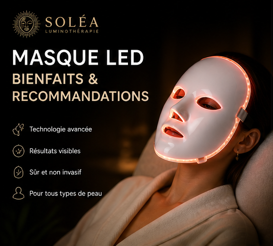 Masque LED visage : bienfaits, recommandations et conseils pour des résultats visibles