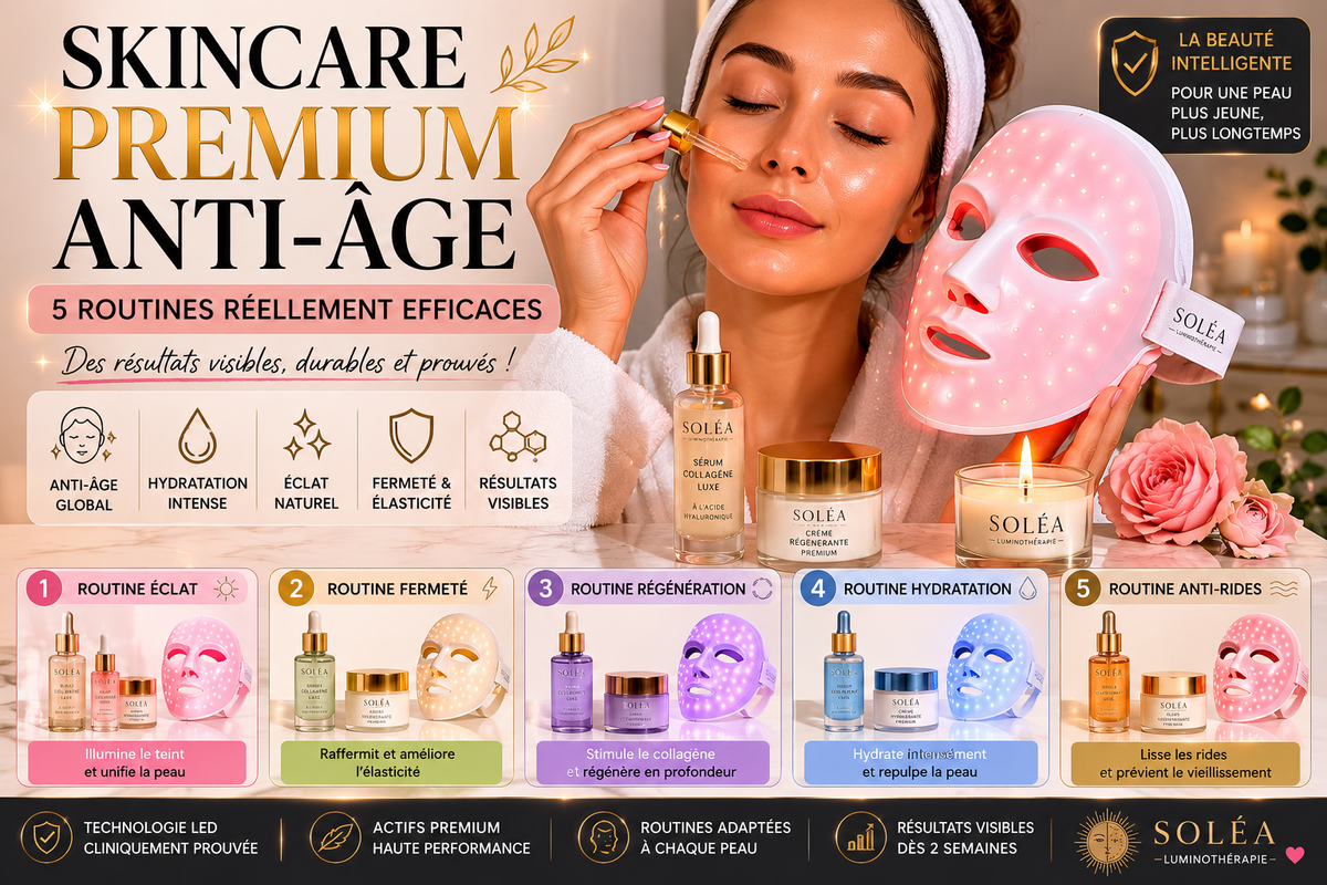 Skincare Premium Anti-Âge : Les 5 Routines qui Transforment Votre Peau