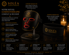 Support & Bandeau Masque LED Soléa Holder