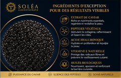 Crème de Caviar Luxe Soléa™ | Anti-Âge Raffermissante & Hydratante