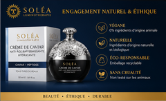 Crème de Caviar Luxe Soléa™ | Anti-Âge Raffermissante & Hydratante